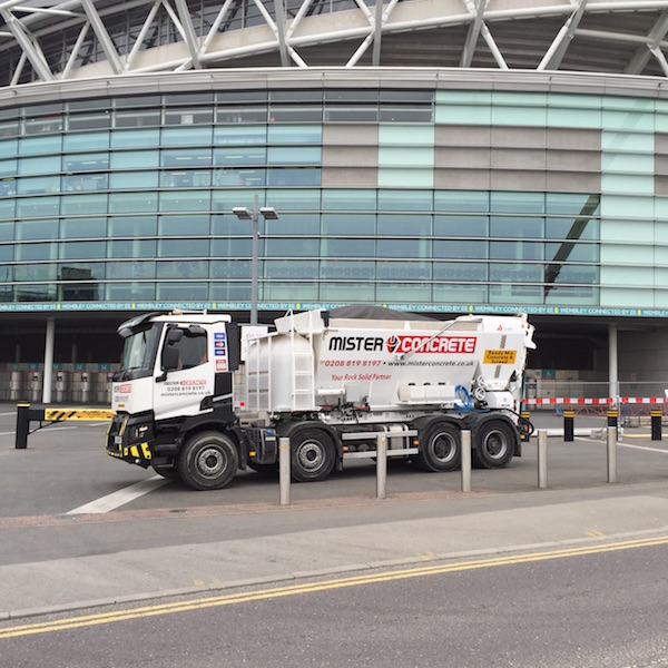 mister concrete wembley, concrete truck